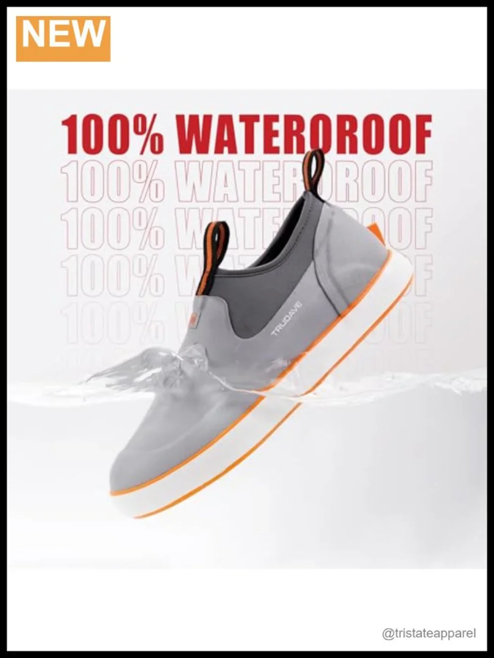 Waterproof Rubber Ankle Rain Boots Pull-On Anti-Slip Garden & Fishing Shoes for